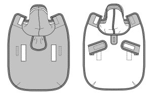 画像5: 犬服　レインコート型紙　小型犬〜中型犬用