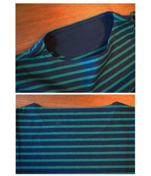 画像5: 【メンズ】ボートネックTシャツ型紙（半袖・長袖）