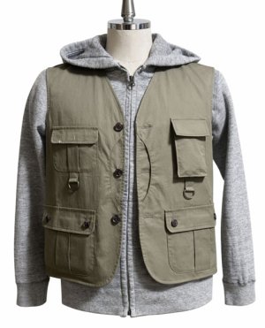 画像1: 【メンズ】ハンティングベスト型紙