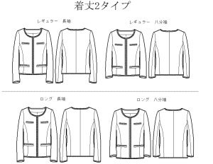 画像2: ノーカラージャケット型紙