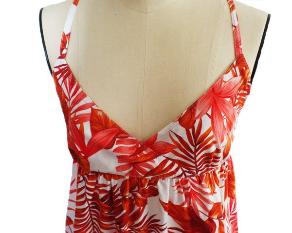 画像4: マキシ丈キャミワンピース型紙(シャーリング) (4)