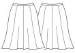 画像2: 8枚接ぎフレアスカート型紙（膝丈） (2)