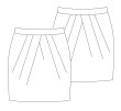 画像2: コクーンスカート型紙 (2)