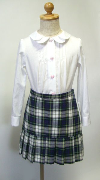 画像4: 【子供服】切り替えプリーツスカート型紙 (4)