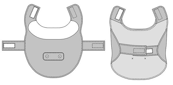 画像5: 犬服 おでかけコート型紙 小型犬〜中型犬用 (5)
