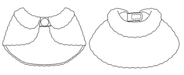 画像3: 犬服 ケープ型紙 小型犬〜中型犬用 (3)