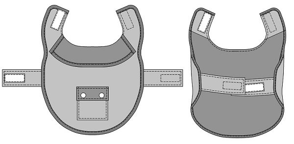 画像4: 犬服 キルティングコート型紙 小型犬〜中型犬用 (4)