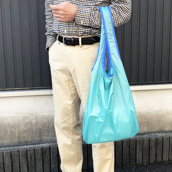 画像3: エコバッグ型紙(折りたたみ収納付き) (3)