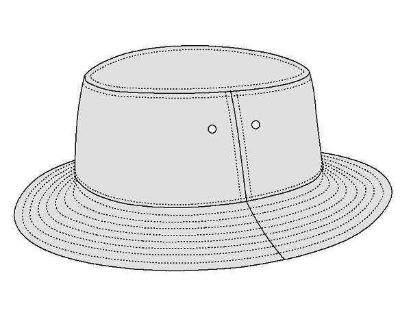 画像4: バケットハット型紙 (4)
