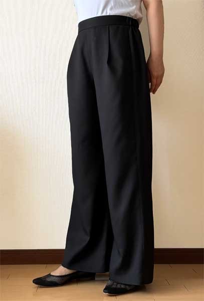 画像2: ウエストゴム タックワイドパンツ型紙 (2)