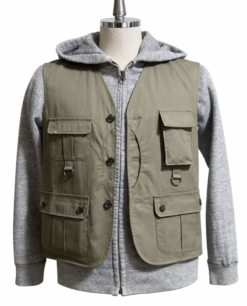 画像1: 【メンズ】ハンティングベスト型紙 (1)